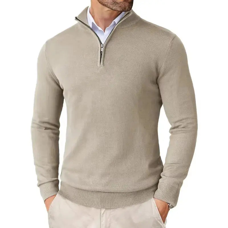 Laurence | Men's Classic Quarter-Zip Jumper