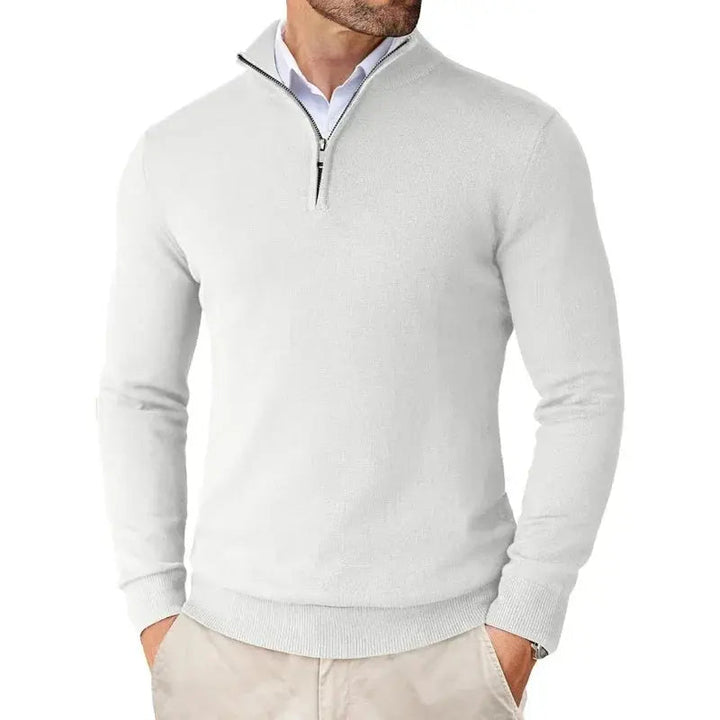 Laurence | Men's Classic Quarter-Zip Jumper