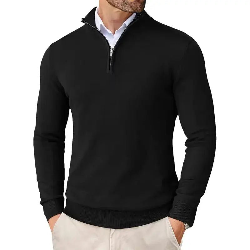 Laurence | Men's Classic Quarter-Zip Jumper