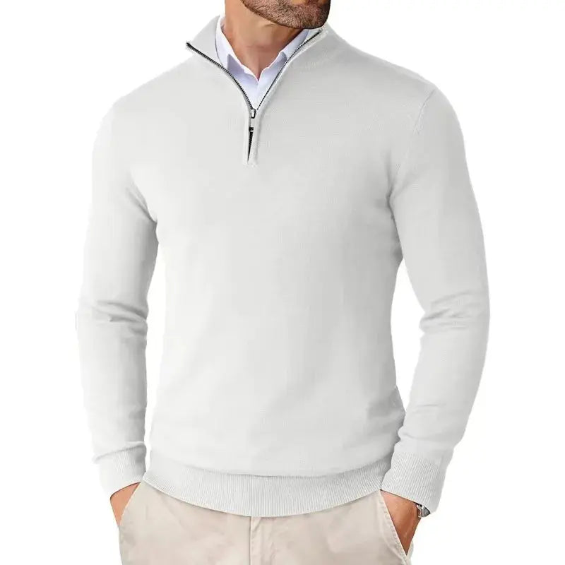 Laurence | Men's Classic Quarter-Zip Jumper