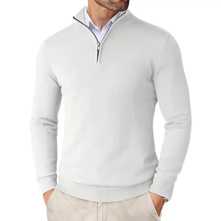 Laurence | Men's Classic Quarter-Zip Jumper