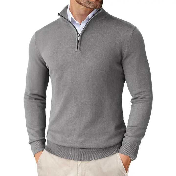 Laurence | Men's Classic Quarter-Zip Jumper