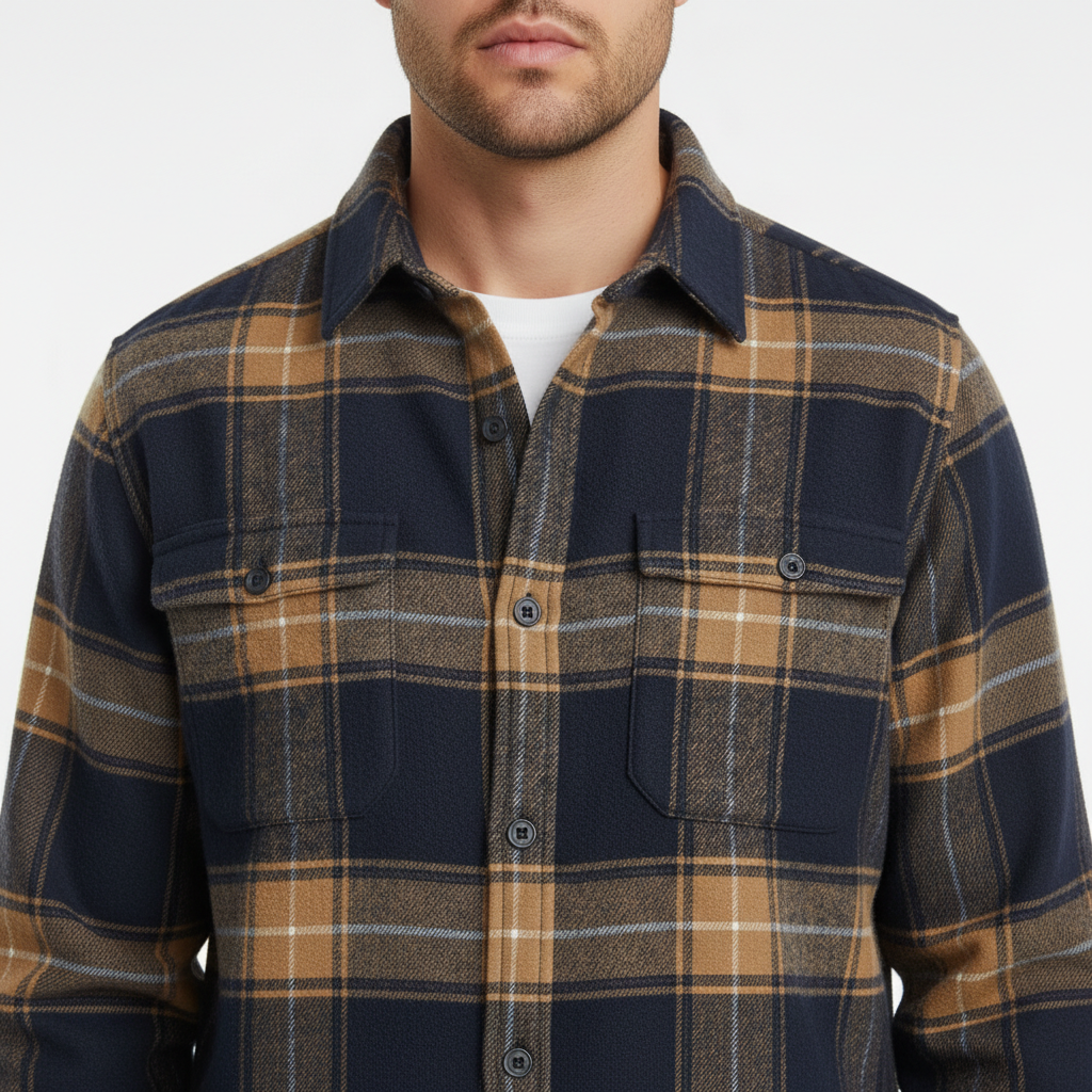 Everett | Men's Check Button-Down Shirt