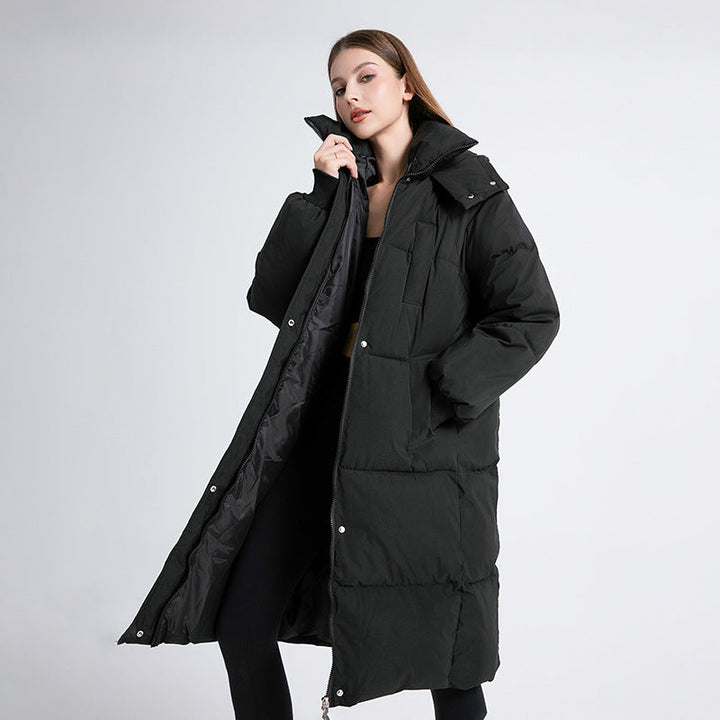 Amelia | Women's Hooded Long Puffer Coat