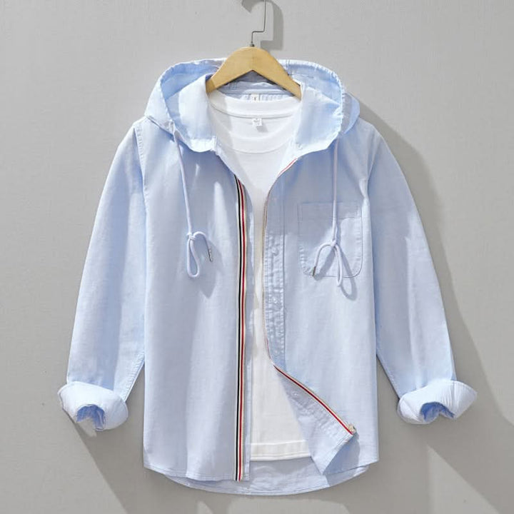 Arden | Linen-Blend Hooded Pullover