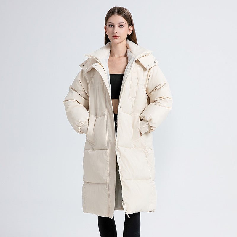 Amelia | Women's Hooded Long Puffer Coat
