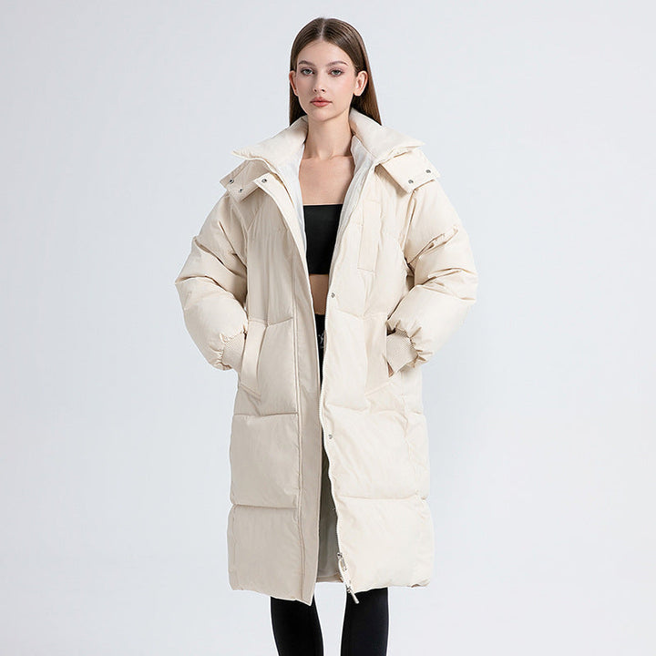 Amelia | Women's Hooded Long Puffer Coat