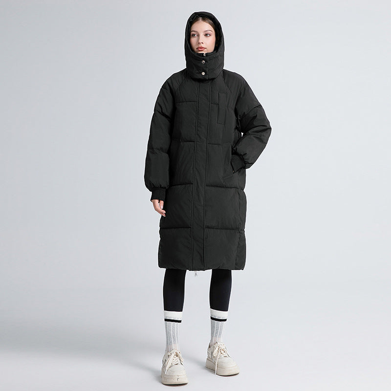 Amelia | Women's Hooded Long Puffer Coat