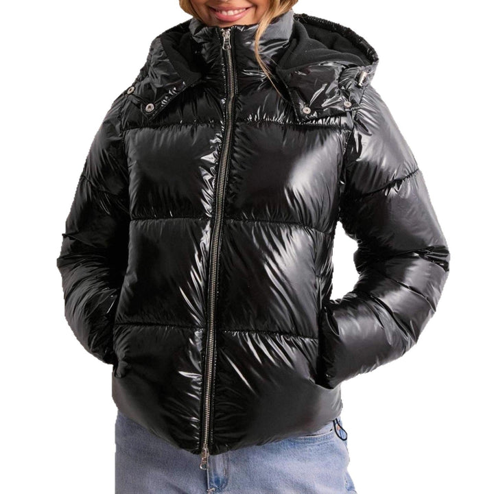 Posy | Women's Glossy Quilted Hooded Puffer Jacket