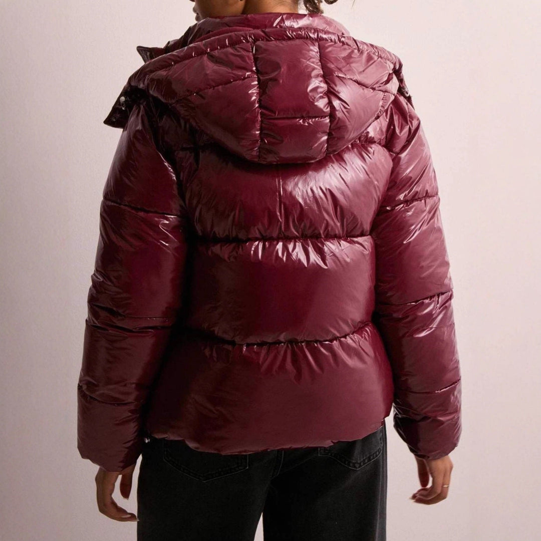 Posy | Women's Glossy Quilted Hooded Puffer Jacket