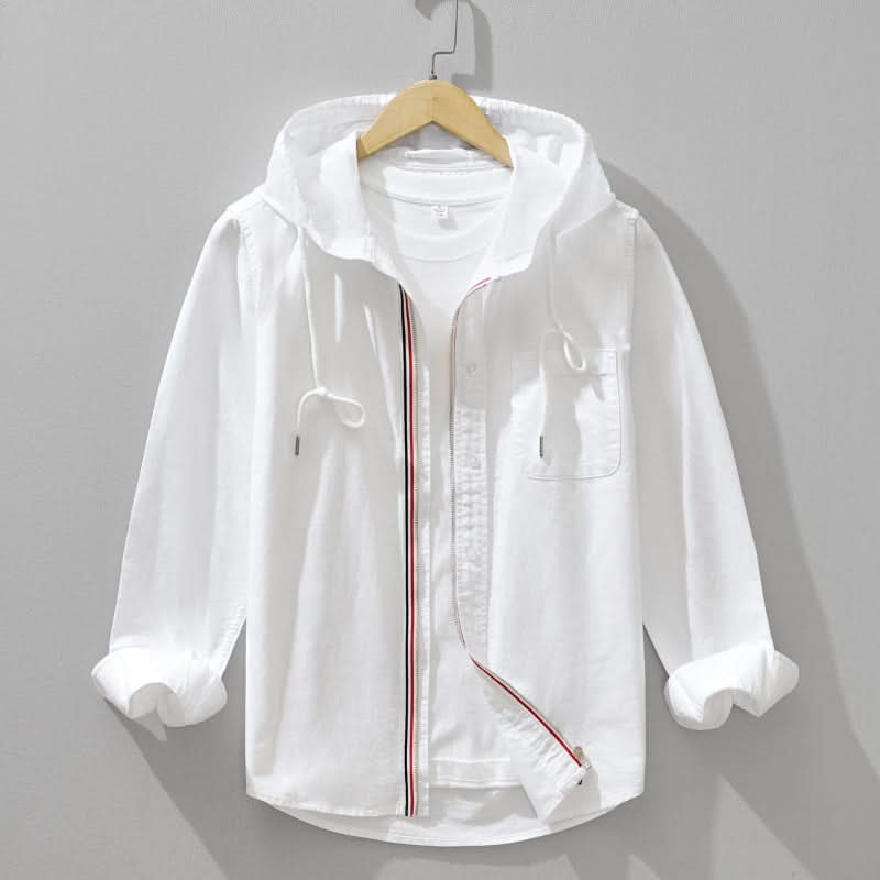 Arden | Linen-Blend Hooded Pullover