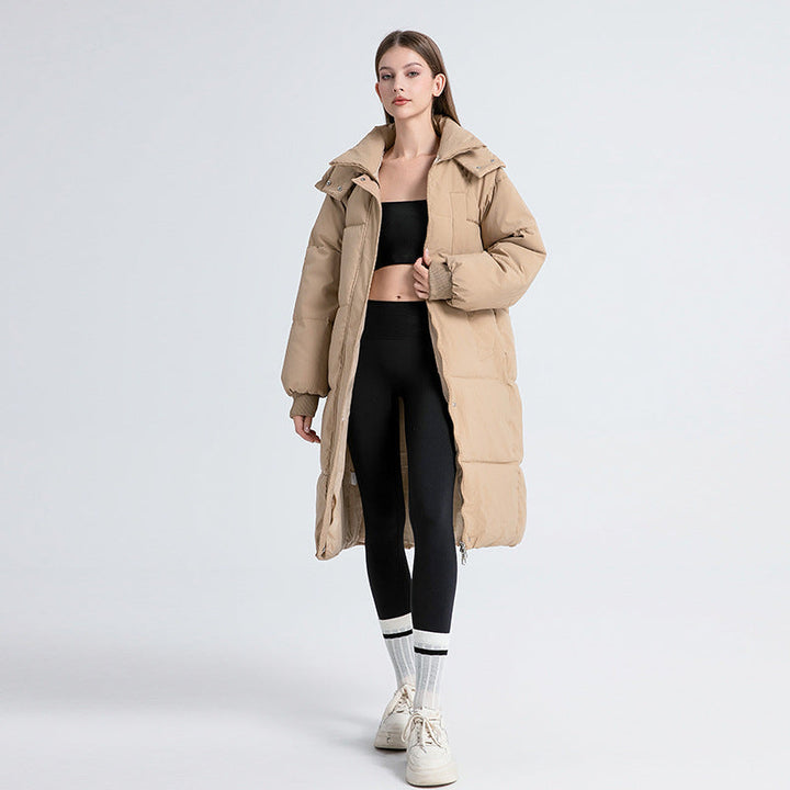 Amelia | Women's Hooded Long Puffer Coat