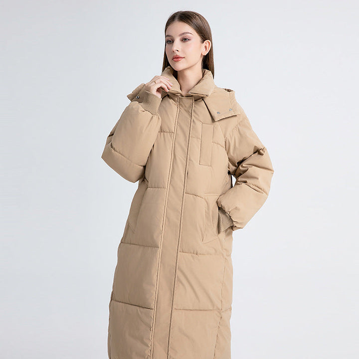 Amelia | Women's Hooded Long Puffer Coat