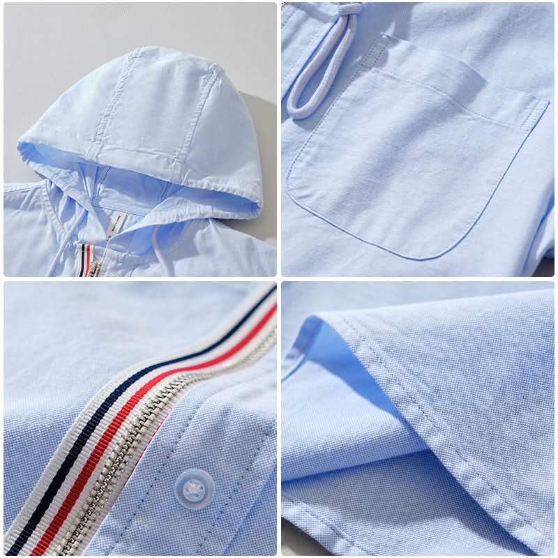 Arden | Linen-Blend Hooded Pullover
