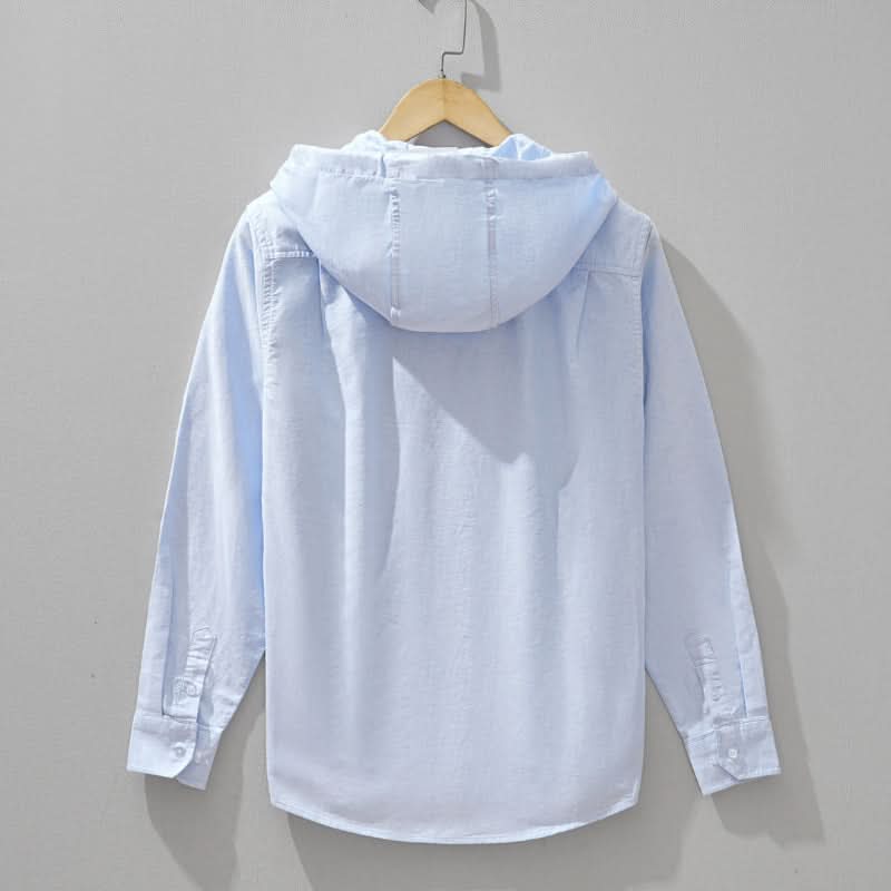 Arden | Linen-Blend Hooded Pullover