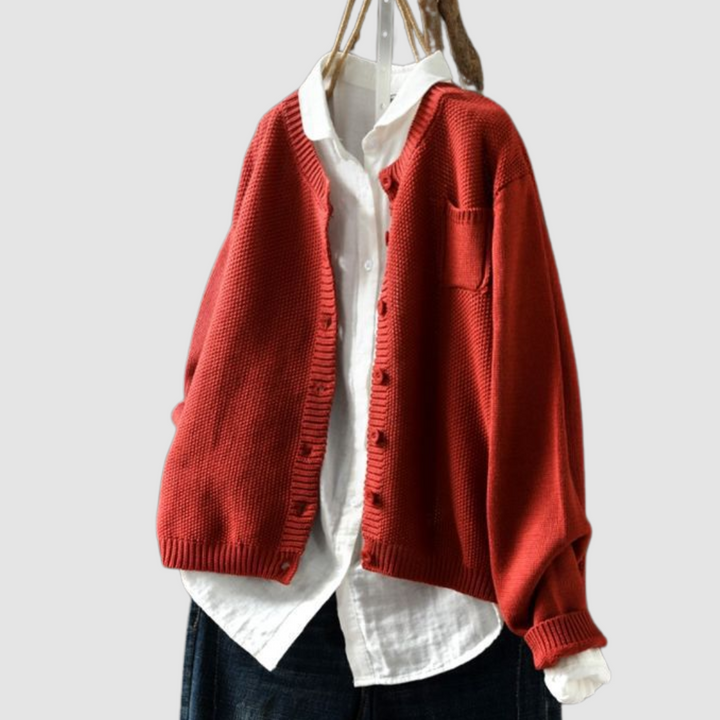 Cecily | Women’s Relaxed Knit Cardigan with Button Front