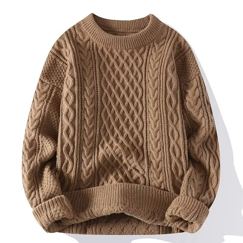 Elspeth | Women's Cable Knit Crew Neck Jumper