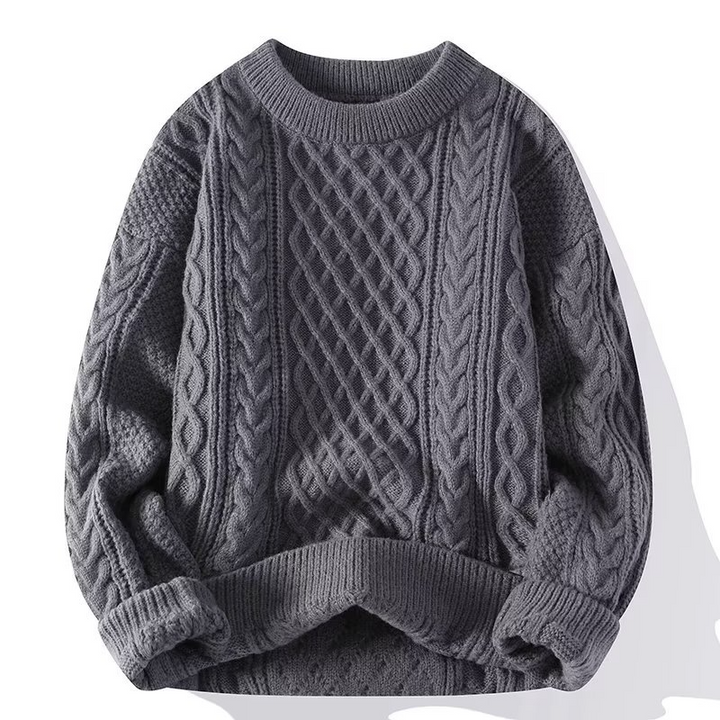 Elspeth | Women's Cable Knit Crew Neck Jumper
