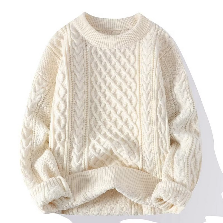 Elspeth | Women's Cable Knit Crew Neck Jumper