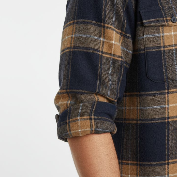 Everett | Men's Check Button-Down Shirt