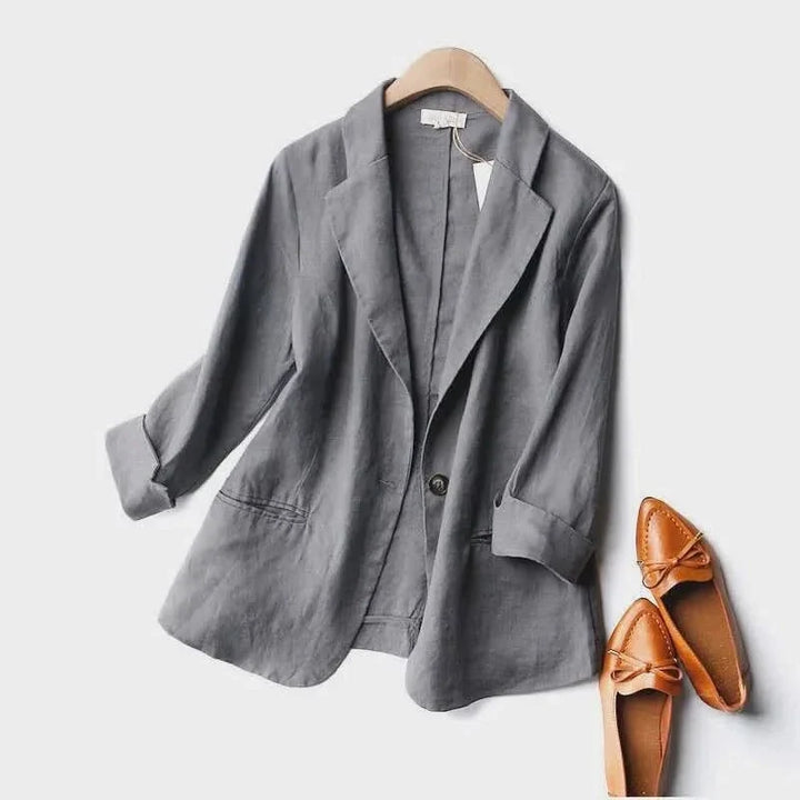 Camilla | Women’s Relaxed Linen Look Blazer