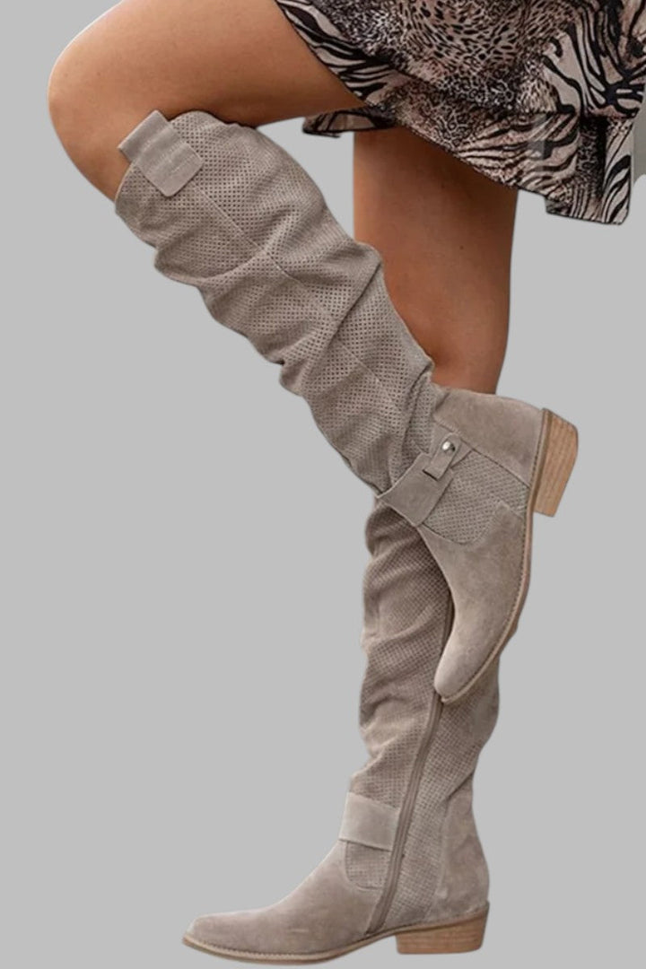 Dorothea | Women's Knee-High Slouch Boots