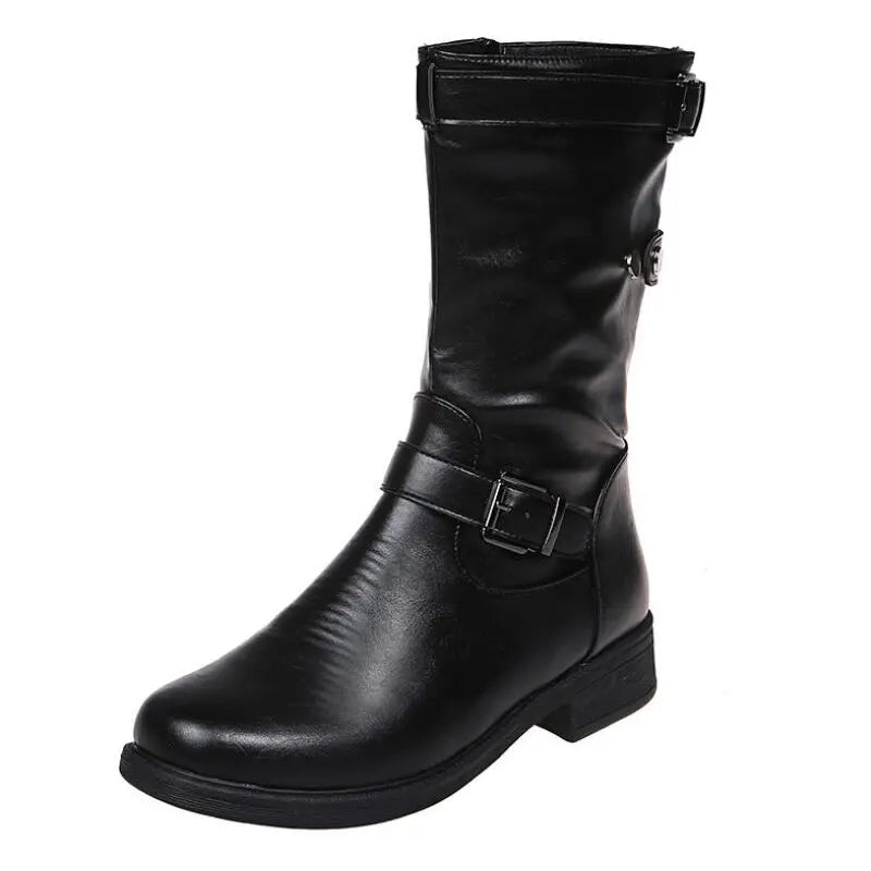 Iris | Women's Mid-Calf Buckle Boots