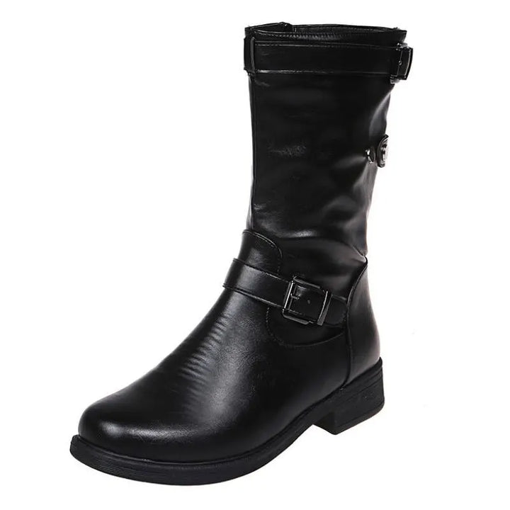 Iris | Women's Mid-Calf Buckle Boots