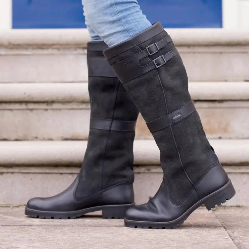 Constance | Women's Tall Buckle-Strap Boots