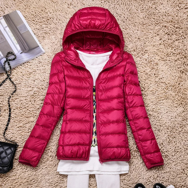 Freya | Women's Lightweight Hooded Down Jacket