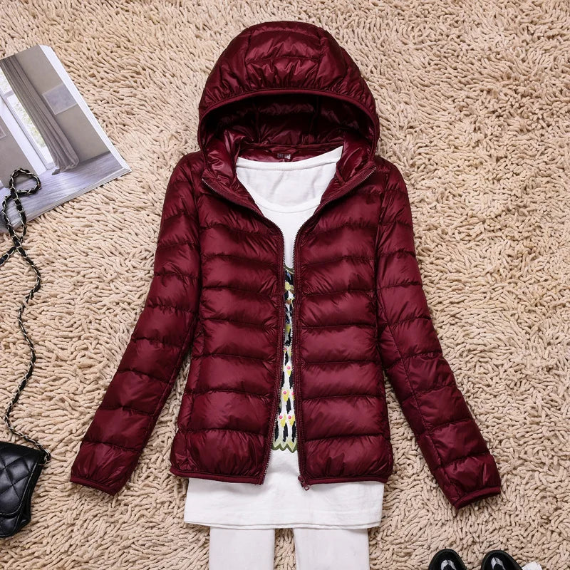Freya | Women's Lightweight Hooded Down Jacket