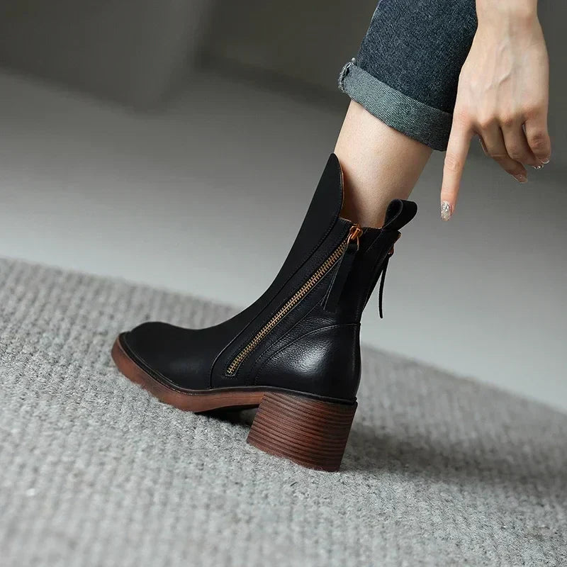 Honor | Women's Block Heel Ankle Boots