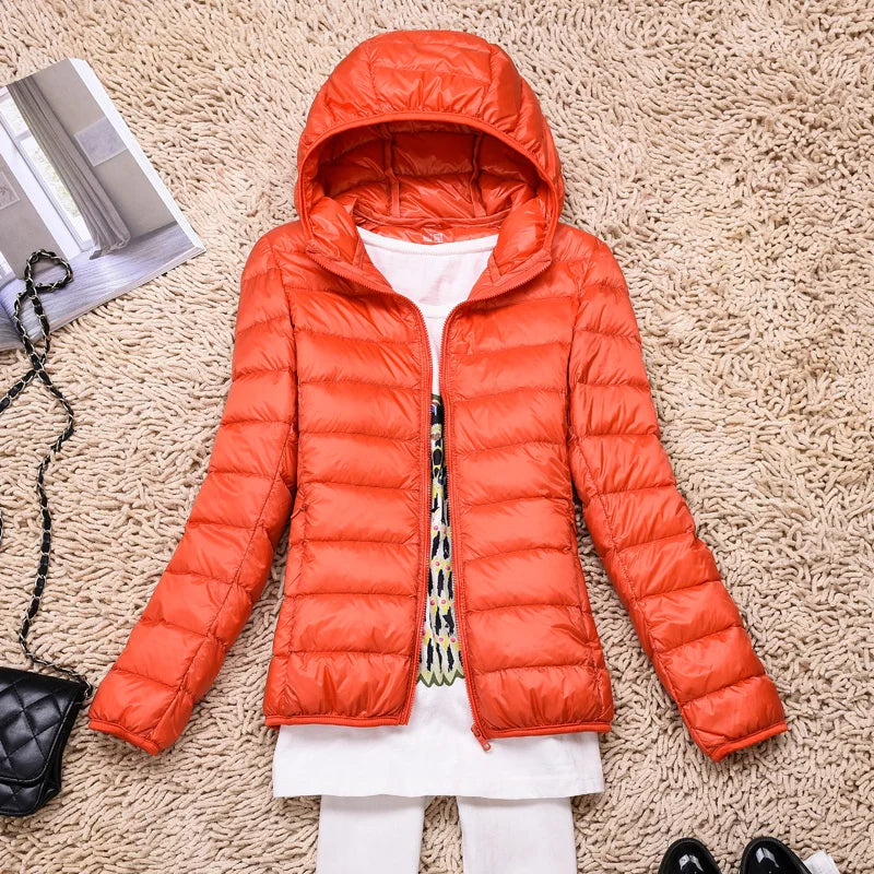 Freya | Women's Lightweight Hooded Down Jacket