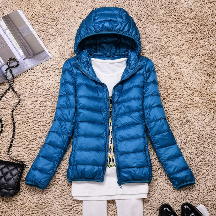 Freya | Women's Lightweight Hooded Down Jacket