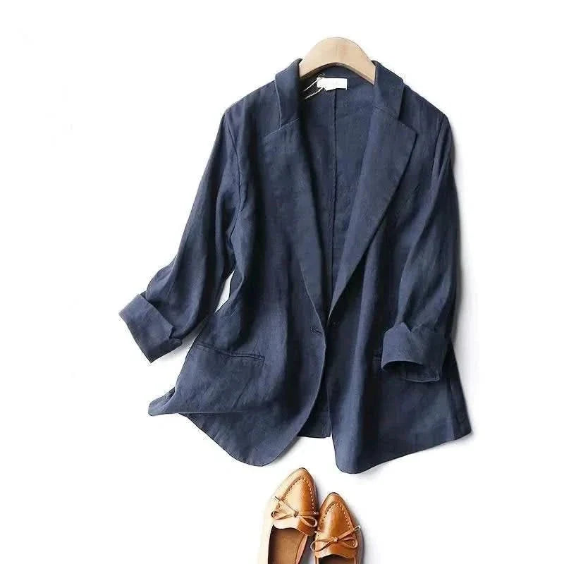 Camilla | Women’s Relaxed Linen Look Blazer