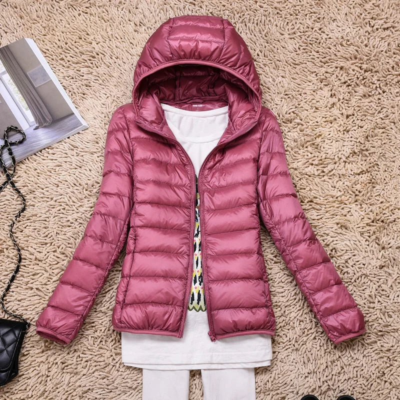 Freya | Women's Lightweight Hooded Down Jacket