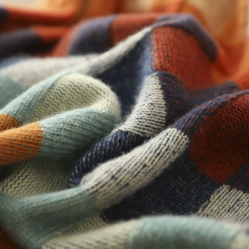 Mirelle | Colourful Check Knit Jumper