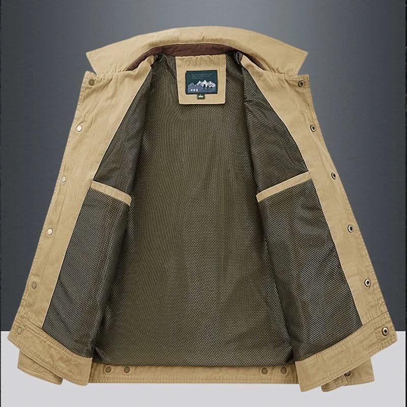 Arthur | Men’s Utility Field Jacket with Snap Fastening