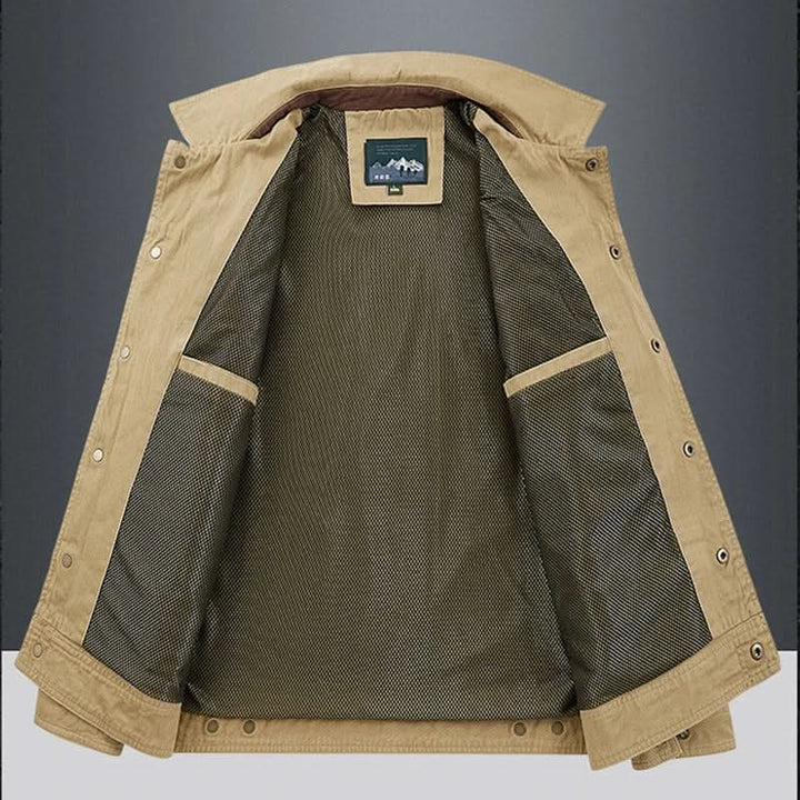 Arthur | Men’s Utility Field Jacket with Snap Fastening