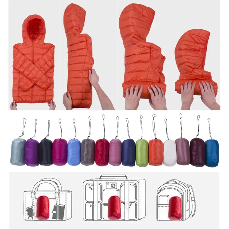 Freya | Women's Lightweight Hooded Down Jacket