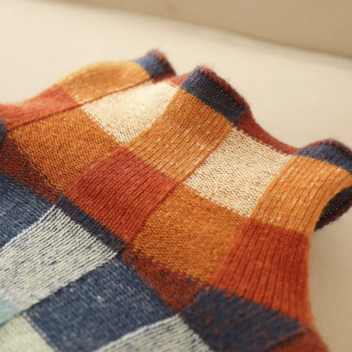 Mirelle | Colourful Check Knit Jumper