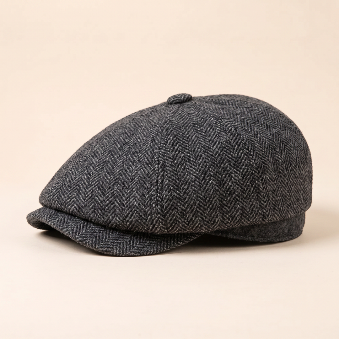 Huxley | Men's Eight-Panel Flat Cap