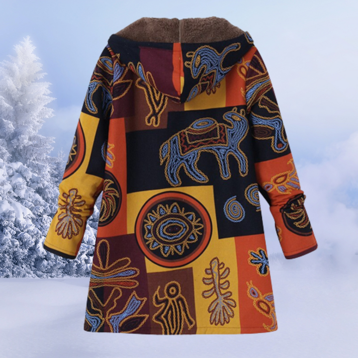 Marlowe | Women's Printed Hooded Winter Coat