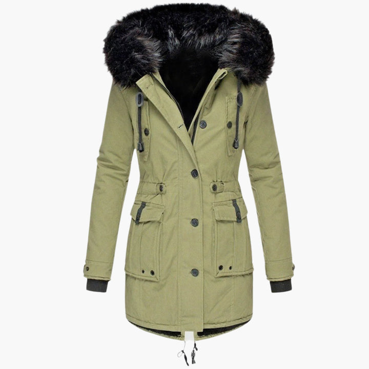 Rona | Women’s Thick Hooded Cold Weather Parka Coat