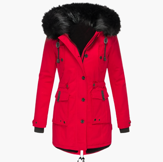 Rona | Women’s Thick Hooded Cold Weather Parka Coat