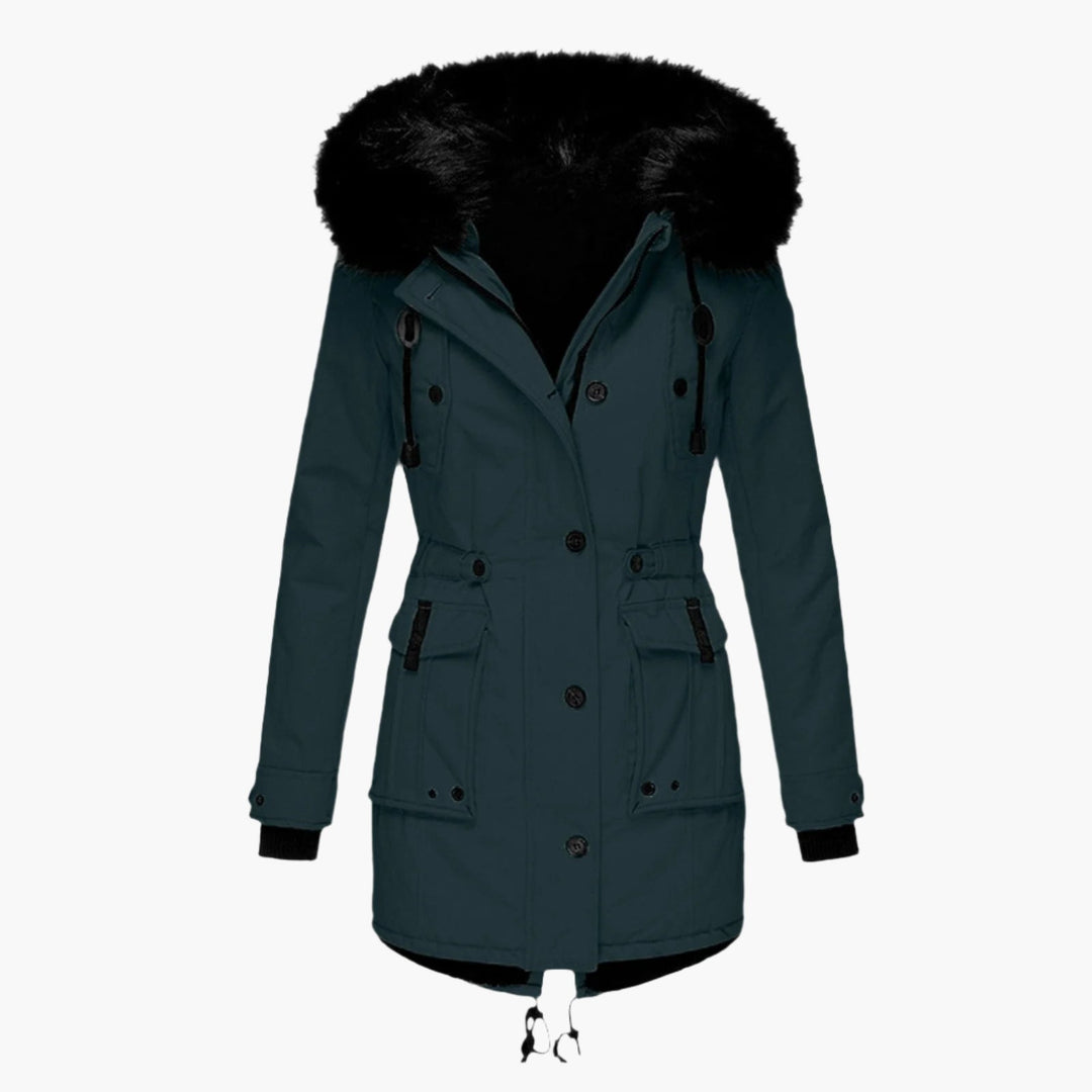 Rona | Women’s Thick Hooded Cold Weather Parka Coat