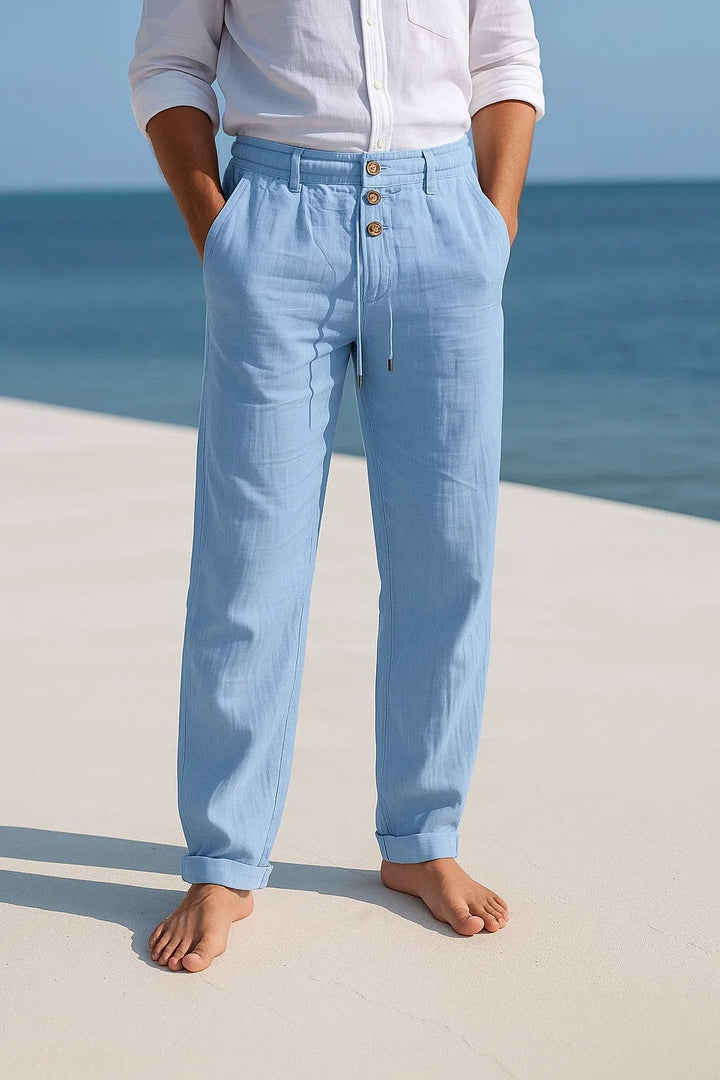 Barnaby | Men's Relaxed Summer Trousers