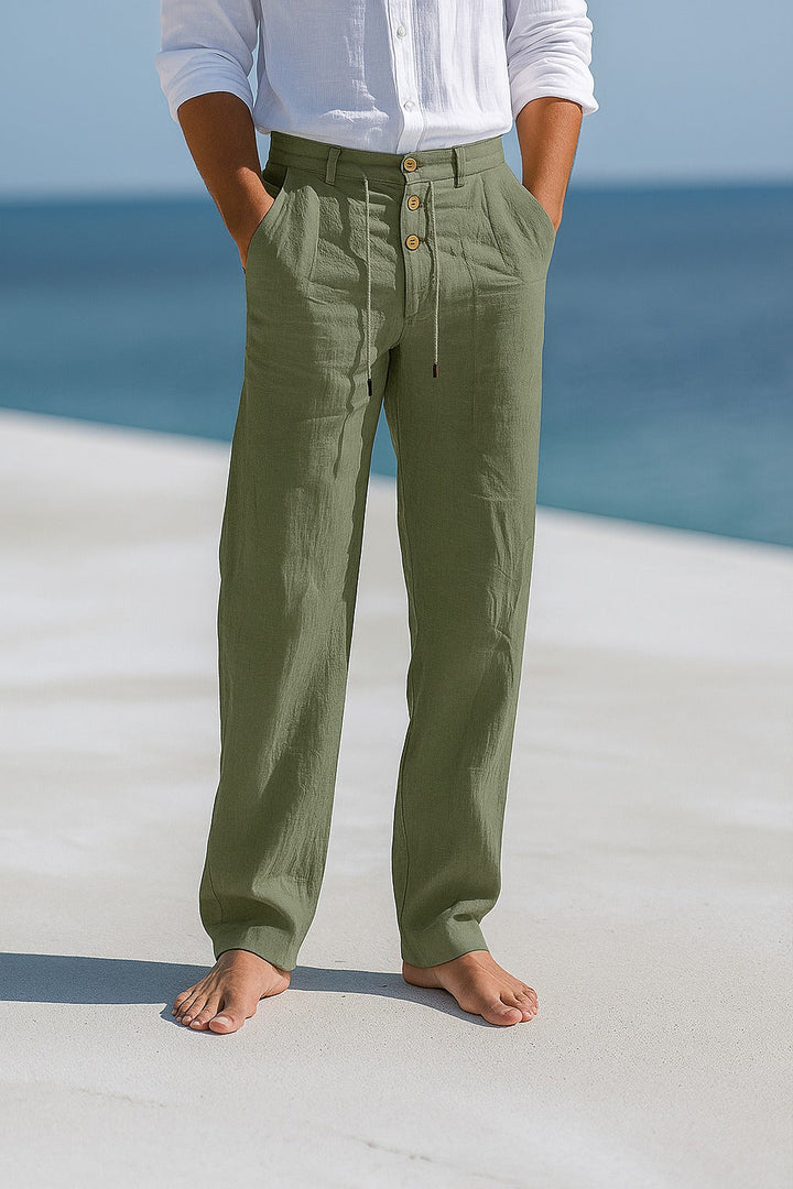 Barnaby | Men's Relaxed Summer Trousers