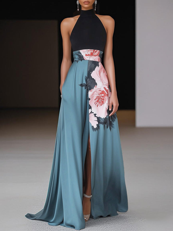 Amelia | Women's Floral A-Line Maxi Dress