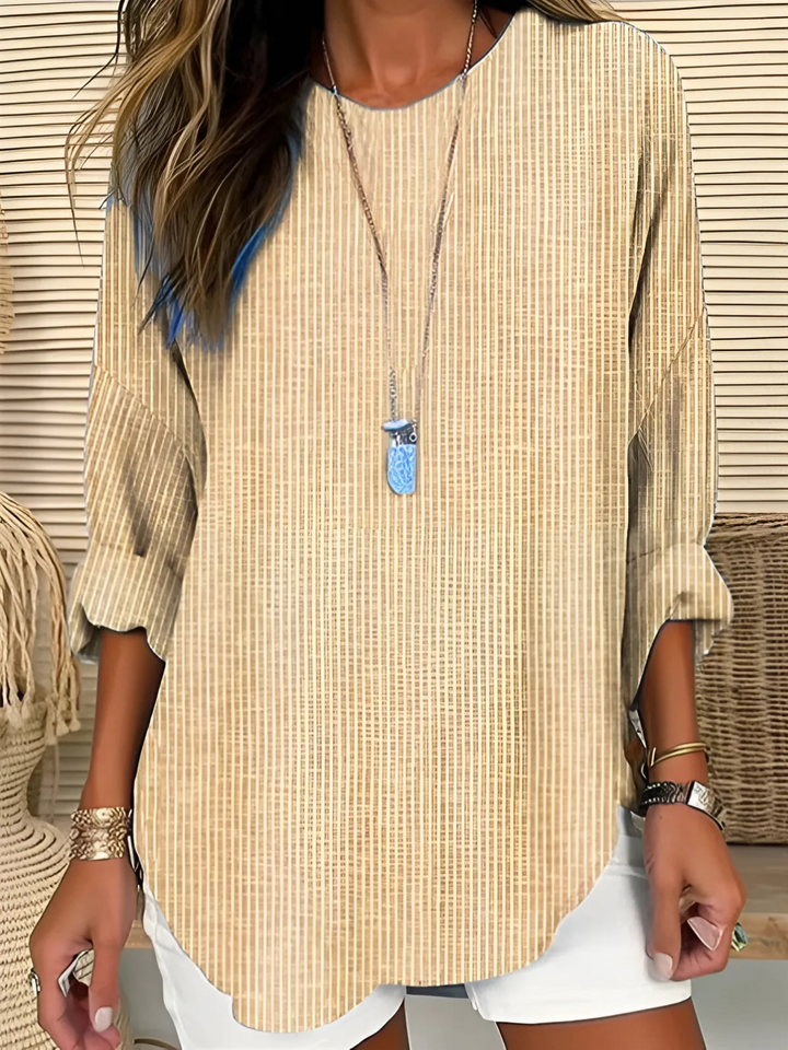 Maribel | Relaxed Striped Lightweight Blouse